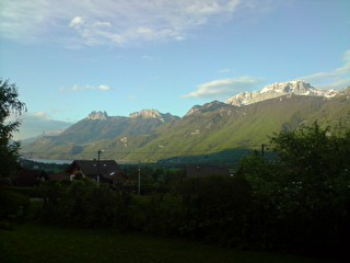 views from my house Annecy